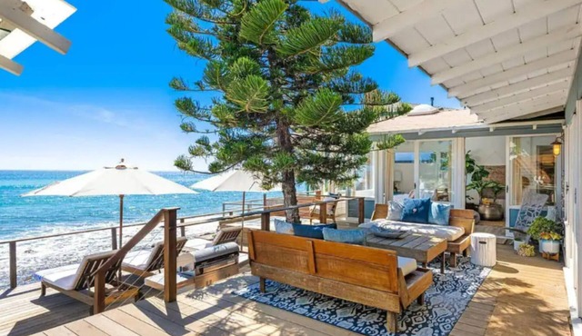 Oceanfront Malibu home