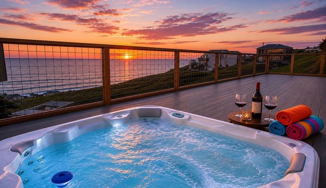 Oceanview Playcation! Dillon Beach! Hot Tub & Fire Table! Agua La Vista