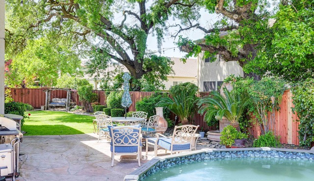 Pet-Friendly Stockton Home w/ Private Pool & Grill