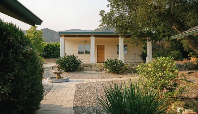 Private Montecito Orchard Guesthouse with Hot Tub and Ocean View