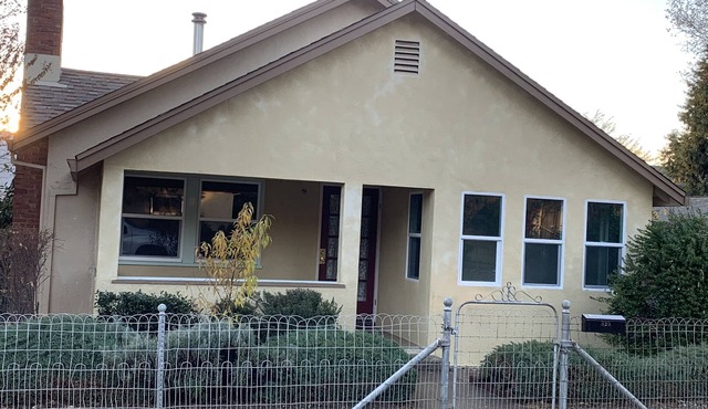 Quaint two bedroom residential home with wood stove