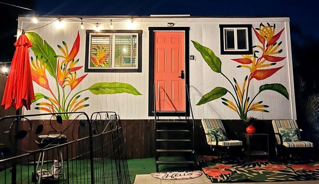 Romantic Hillside Tiny House with Scenic Views & Private Patio Near San Diego, El Cajon CA in El Cajon