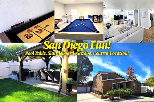 San Diego Fun-Gameroom & Gazebo-Centrally Located! in San Diego