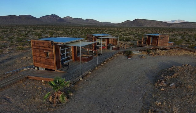 Secluded Glamping Eco-Pod Rental in the Mojave Desert near Ridgecrest, California