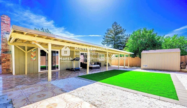Single-Story family｜Spacious Backyard for Pets｜Cozy 4B2B｜Newly Renovated #42372
