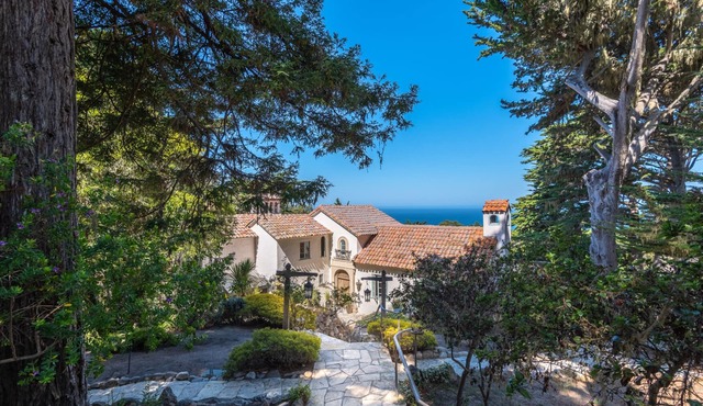 Spanish Revival Estate with Dramatic Ocean Views