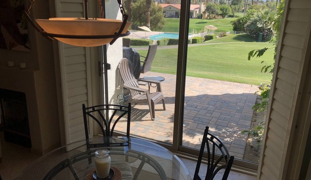 Spectacular Patio Views of the Santa Rosa Mountains, PVCC Golf Course & Pool!
