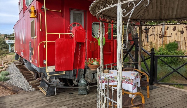Stay in a REAL train car in historic Virginia City, NV!