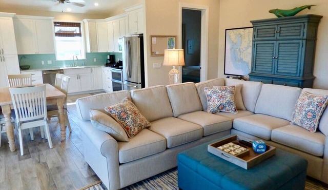 Stunning Beachfront Cottage with Gulf Views & Water Access on Little Gasparilla Island, Florida in Placida