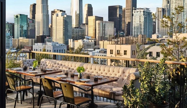 Stylish Downtown LA Haven: Bespoke Decor & Exceptional Amenities