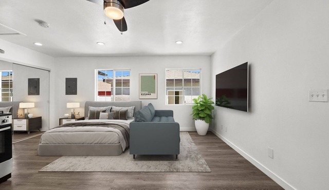 Sunny, Cozy, Bixby Knolls Studio with W/D in Unit