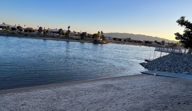 The Deep Water Access to Semi private beach and launch