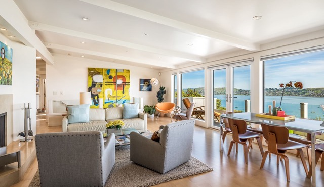 The ultimate July retreat: A sublime Sausalito home overlooking the bay in Sausalito