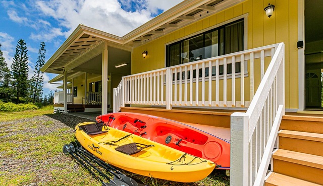 Three-bedroom Hawaiiana. Visit Volcanoe & more! in Mountain View