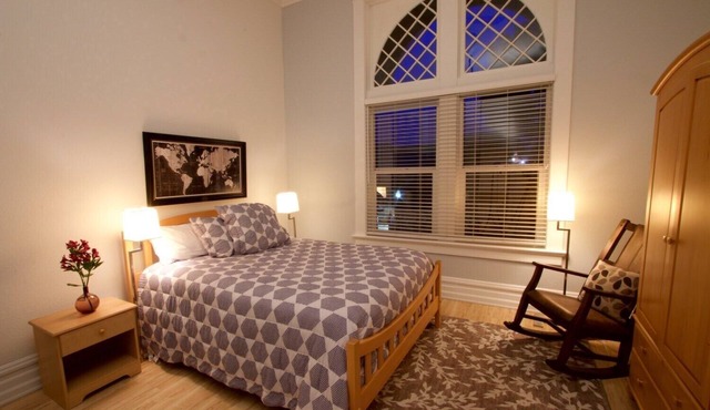 Three — Queen Bed, Historic Downtown Apartment in Nicely Appointed Building on Main Street in Walla Walla