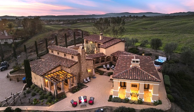 Wine-Country Estate + Vineyard Views | Near Temecula Wineries | Villa Di Gioia