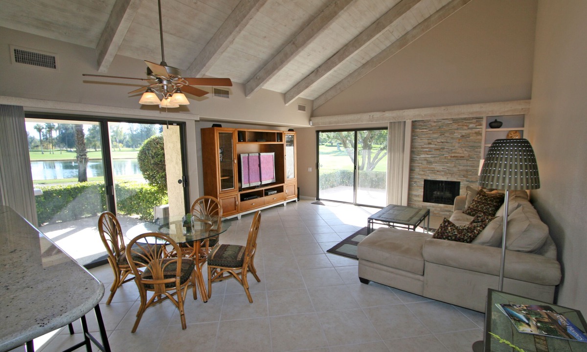Rancho Mirage Condo | 018RM 1 BR 1.5 Bath Beautiful Tennis Villa Mission Hills