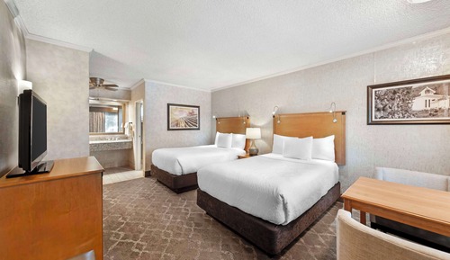 Standard Room, 2 Double Beds, Non Smoking, Refrigerator & Microwave