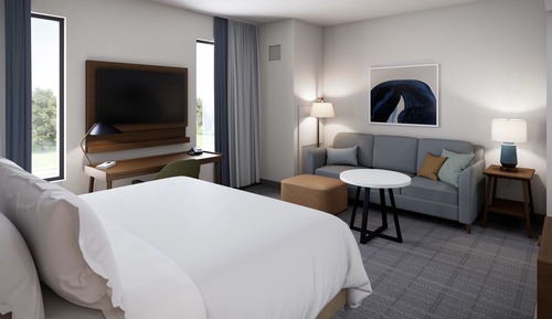 Studio Suite, 1 King Bed, Accessible Bathtub, Kitchen (Mobility Accessible)