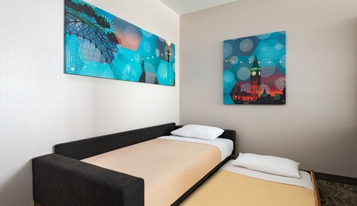Suite, 2 Queen Beds and 1 Twin Trundle Bed, Fireworks View