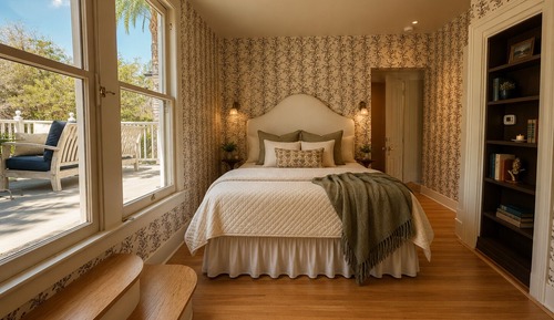 Superior Room, 1 Queen Bed, Balcony, Garden View (Sun Room)