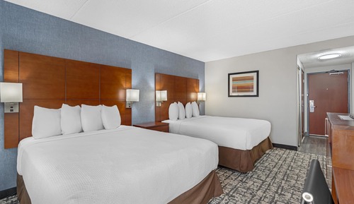 Standard Room, 2 Queen Beds, Non Smoking, Refrigerator