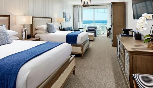Premium, Guest room, 2 Queen, Sofa bed, Ocean view, Balcony