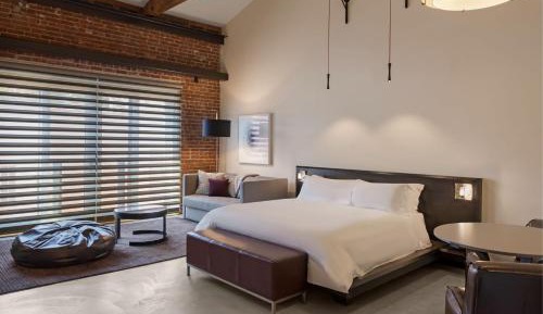 King Loft with Sofa Bed and City View