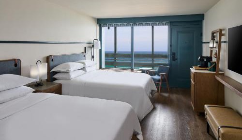 Premium Queen Room with Two Queen Beds and Ocean View