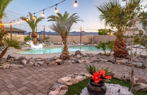 Lake Havasu City House | Unique 3 bdrm + Studio w/Lake and Mountain Views
