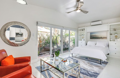 Magnesia Falls Cove Apartment | Golf, Shop & Hike: Sleek Rancho Mirage Studio