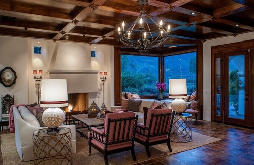 Palm Springs House | Indian Canyons Golf Resort Fairway-Front Home Pool & Spa + Golf & Mountain Views