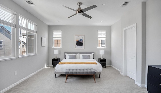 Clean Hayward 4BR w/ Patio & A/C, nr Retail & Tech HQs, by Blueground