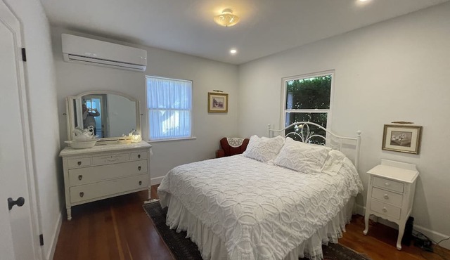 Quaint two bedroom residential home with wood stove